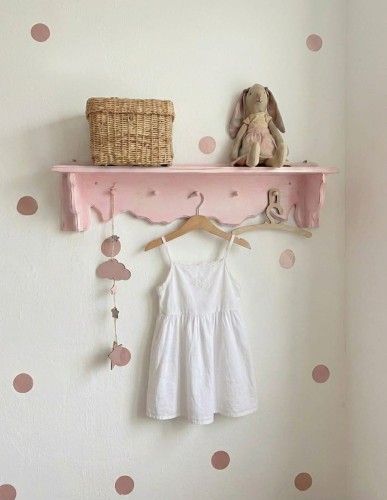 półeczka cottage w kolorze różowym bambooko