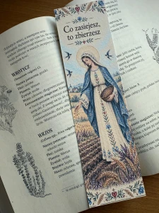 Zakładka do książki „Co zasiejesz, to zbierzesz” – Matka Boska Siewna